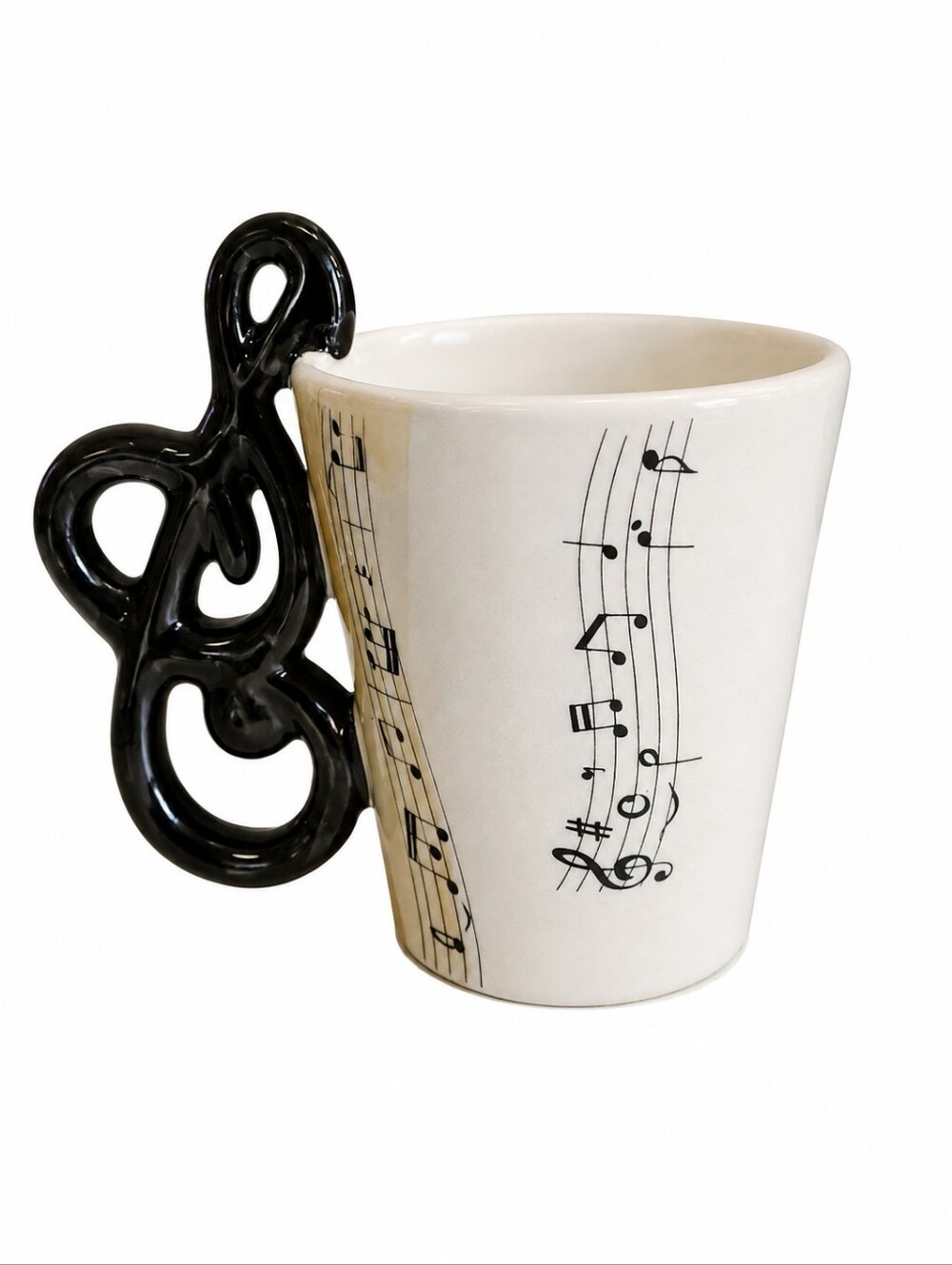 3/$30 GLAZED Ceramic Music Note Coffee Mug